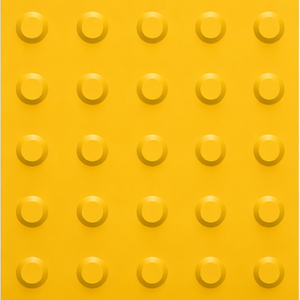 PISO TÁTIL ALERTA AMARELO