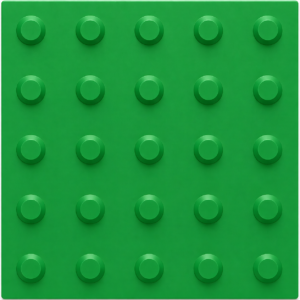 PISO TÁTIL ALERTA VERDE