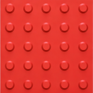 PISO TÁTIL ALERTA VERMELHO