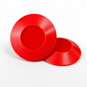 ELEMENTO TÁTIL ALERTA VERMELHO ADESIVADO