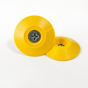 ELEMENTO TÁTIL ALERTA AMARELO PARAFUSADO