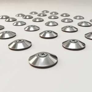 ELEMENTO TÁTIL ALERTA INOX LISO PARAFUSADO