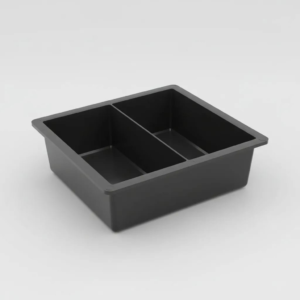 Forma para Tijolinho de Concreto 20x10x6 cm | Molde PP 2 Cavidades